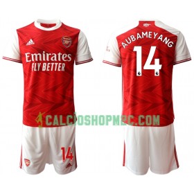 Arsenal Pierre-Emerick Aubameyang 14 Bambino Maglia Prima 2020/2021 Manica Corta (+ Pantaloncini)
